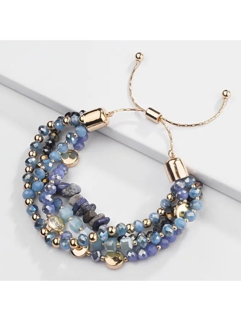 Bracelet Multi Strand Beaded - Picture 1 of 1